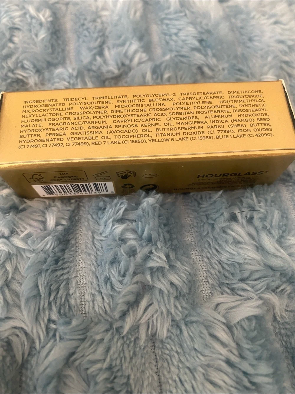 Brand New in Box Hourglass Unlocked Satin Crème Lipstick in Larch 308 Full Sz 4g